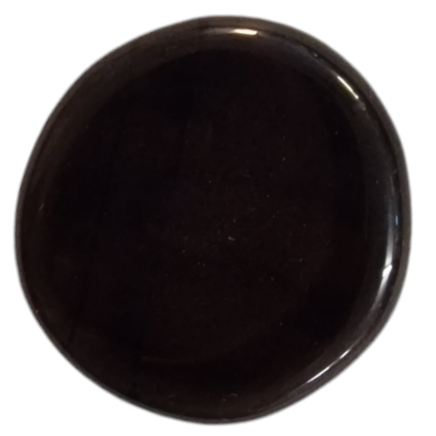 Black Obsidian Medium Oval – a glossy black crystal known for protection, grounding, and emotional healing. Ideal for deflecting negativity and fostering inner strength.