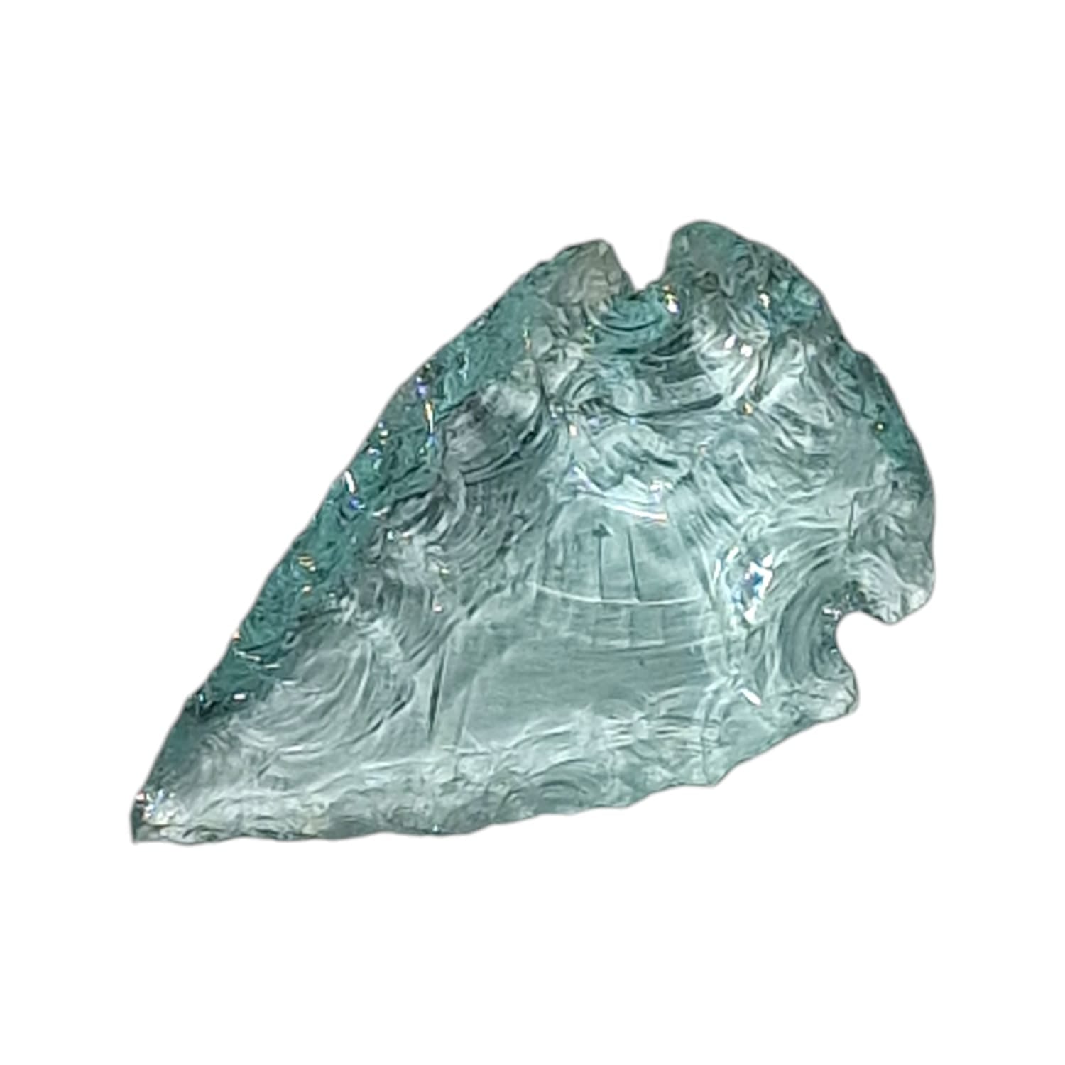 GeoFossils Blue Obsidian Arrowhead