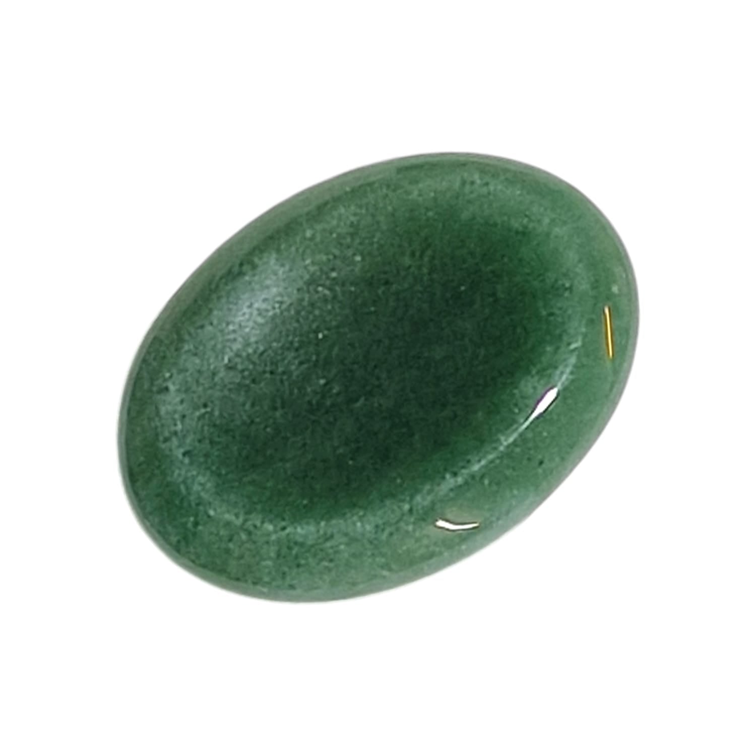 Green Aventurine Worry Stone by GeoFossils – smooth, oval green stone with a soft, calming hue, perfect for attracting luck, emotional healing, and connecting with the Heart Chakra, associated with the Earth element.