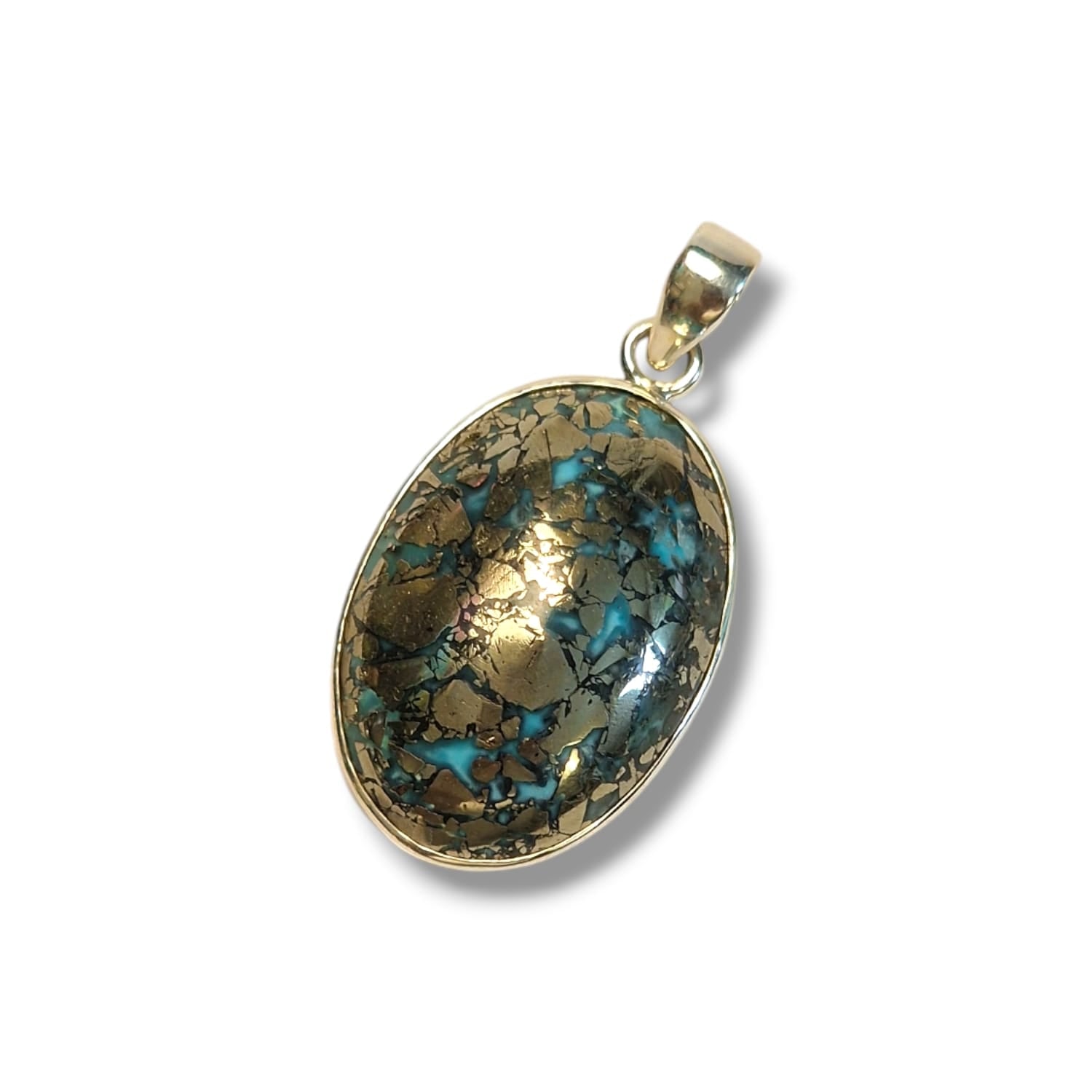 Persian Turquoise Sterling Silver Pendant – The Stone of Wisdom and Serenity