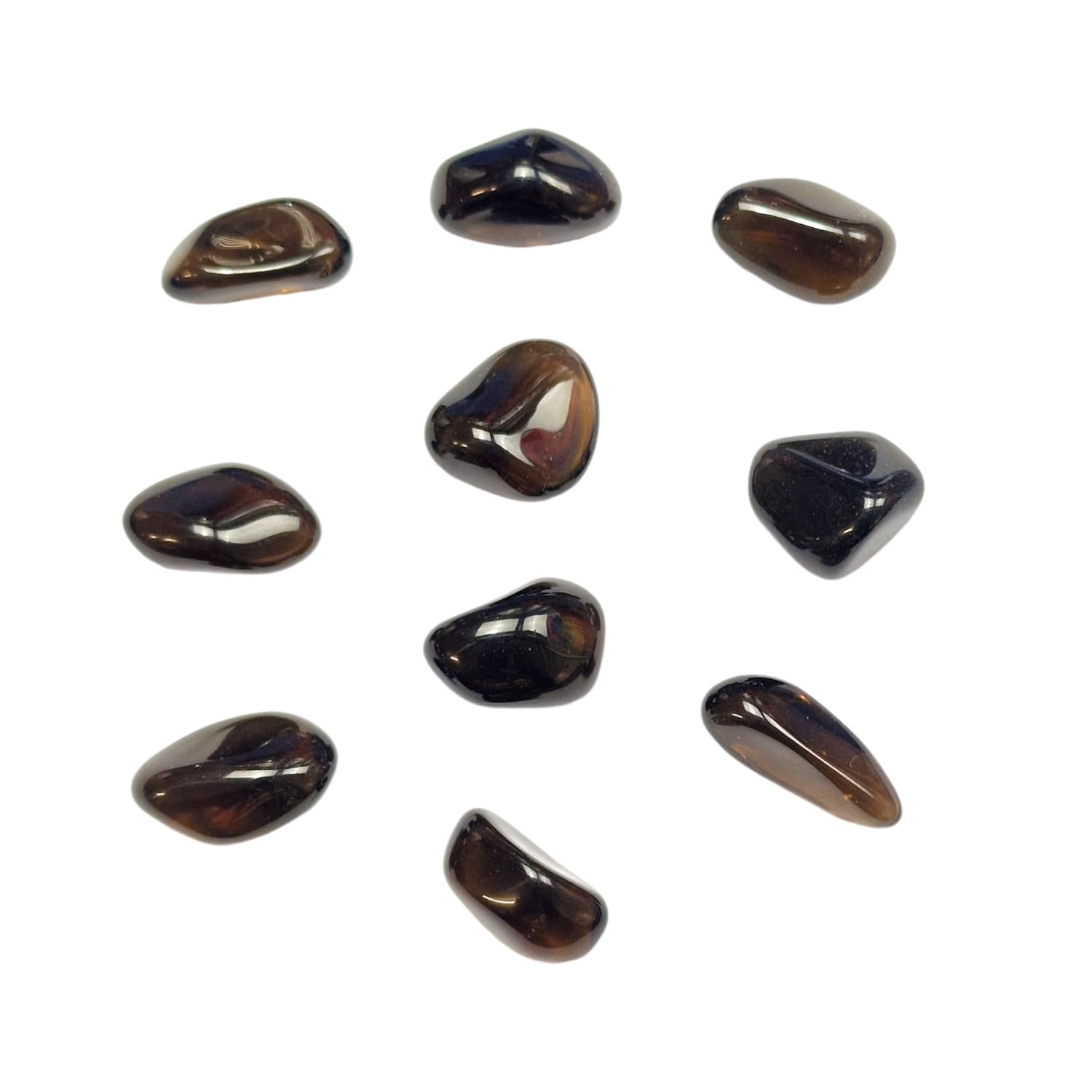 Apache Tears Tumble Stones - Grounding, Protective Crystals for Emotional Healing and Negativity Release