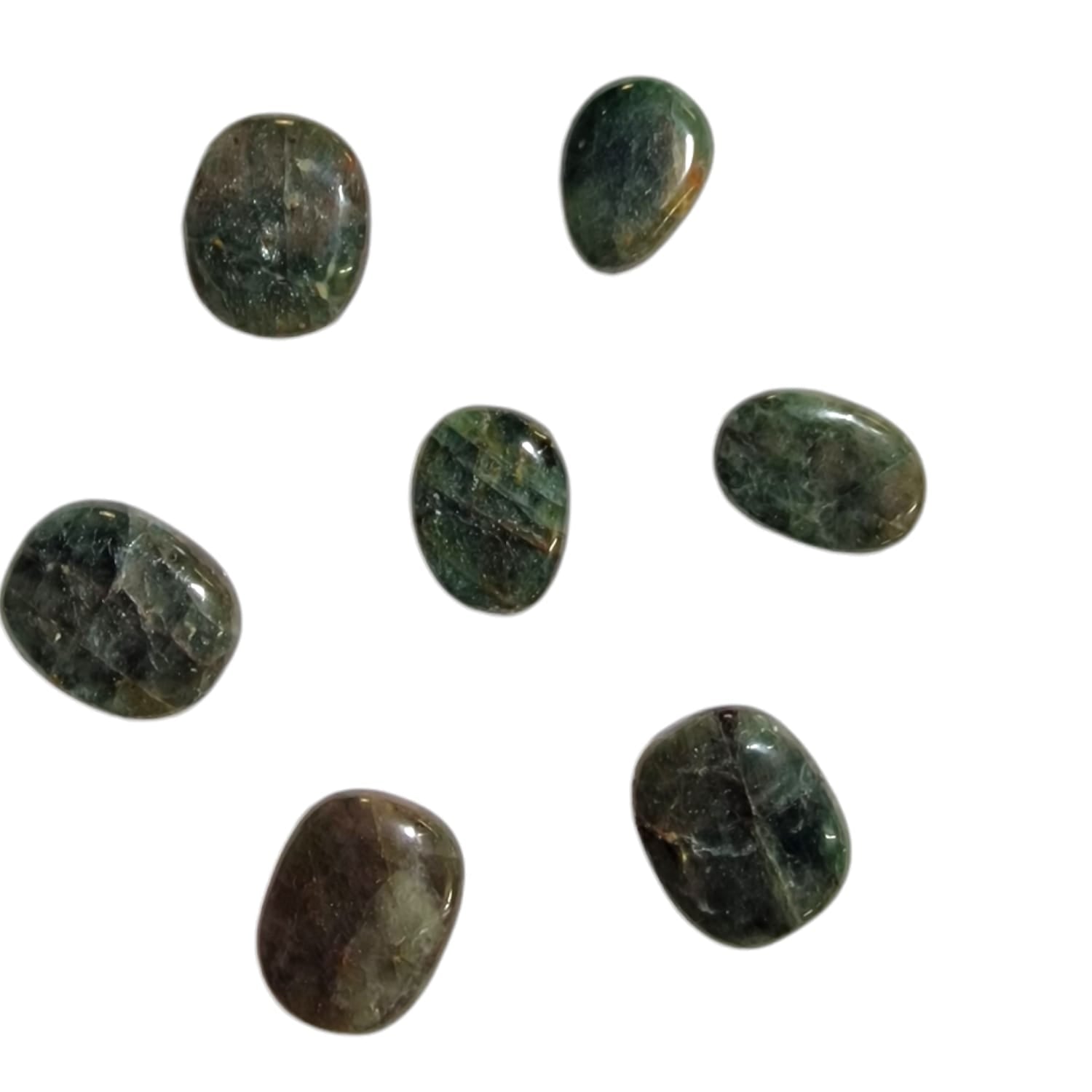 Green Apatite Mini Oval – a vibrant green crystal known for promoting personal growth, emotional healing, and motivation. Ideal for manifesting abundance and embracing transformation.