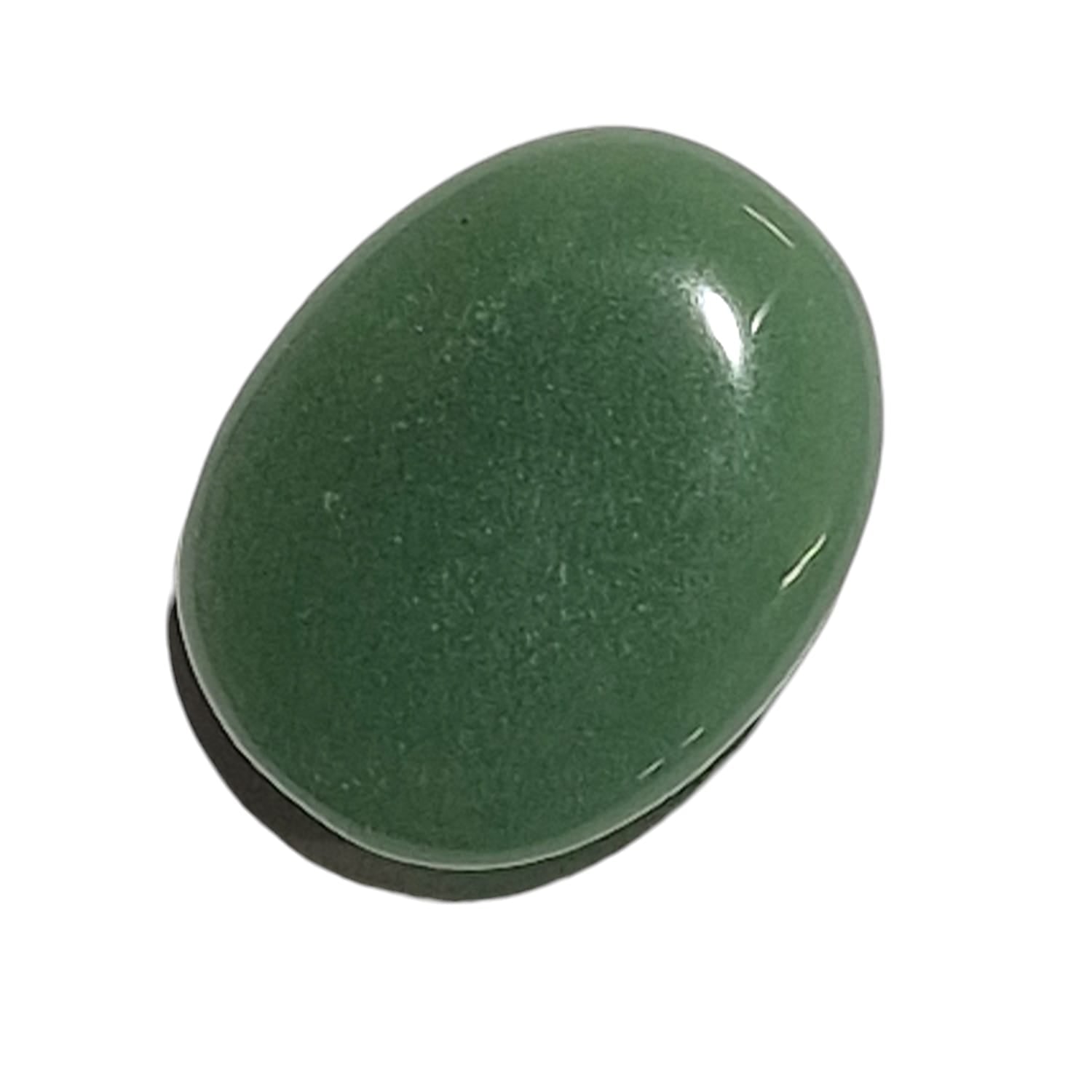 Green Aventurine Medium Oval – a smooth, vibrant green crystal known for attracting luck, prosperity, and promoting emotional balance. Ideal for boosting confidence and optimism.