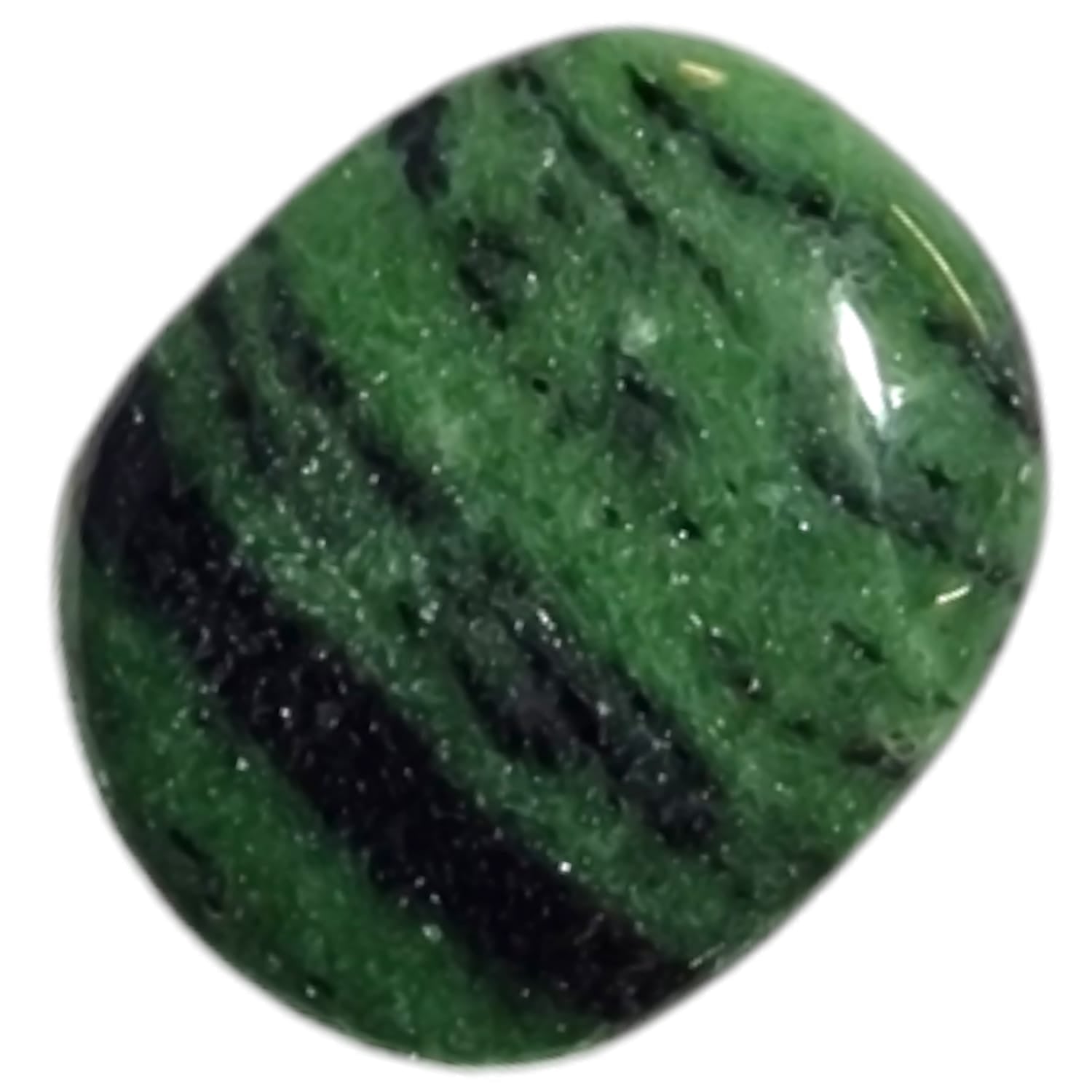 Medium Oval Ruby in Zoisite by GeoFossils – Energizing Stone for Passion, Healing, and Heart Chakra Activation