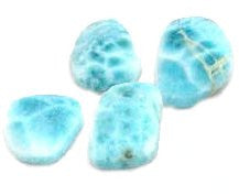 Larimar (Pectolite) Large Tumbled Stone